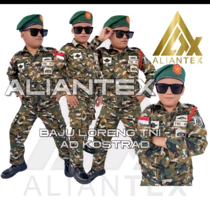 TERLARIS LORENG TNI AD-KOSTRAD/ BAJU PROFESI ANAK