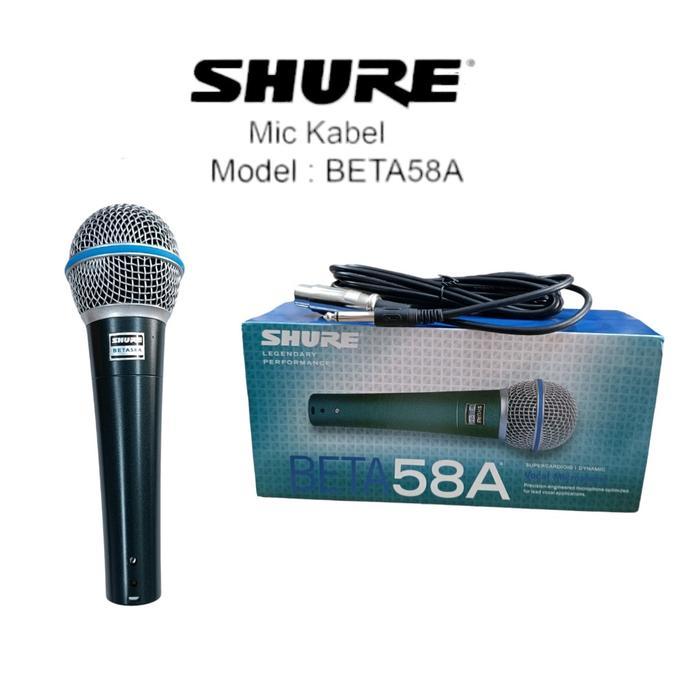 Mic Kabel Shure Beta 58 Vokal Dynamic