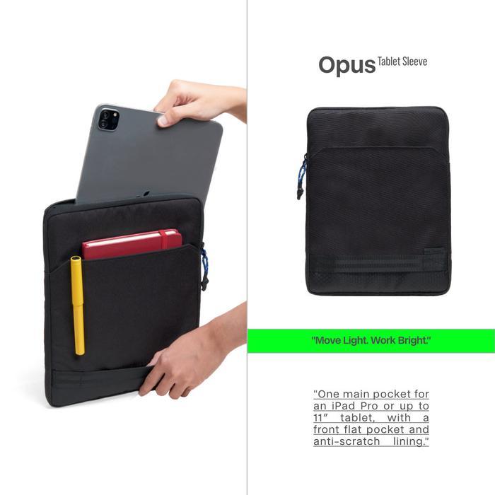 BERGARANSI SYMA. Opus Tablet Sleeve Black