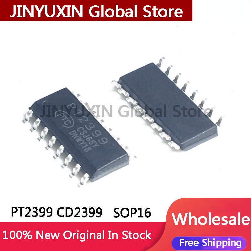 10-100Pcs PT2399 CD2399 SOP-16 Reverb Audio Processing IC IN Stock Wholesale
