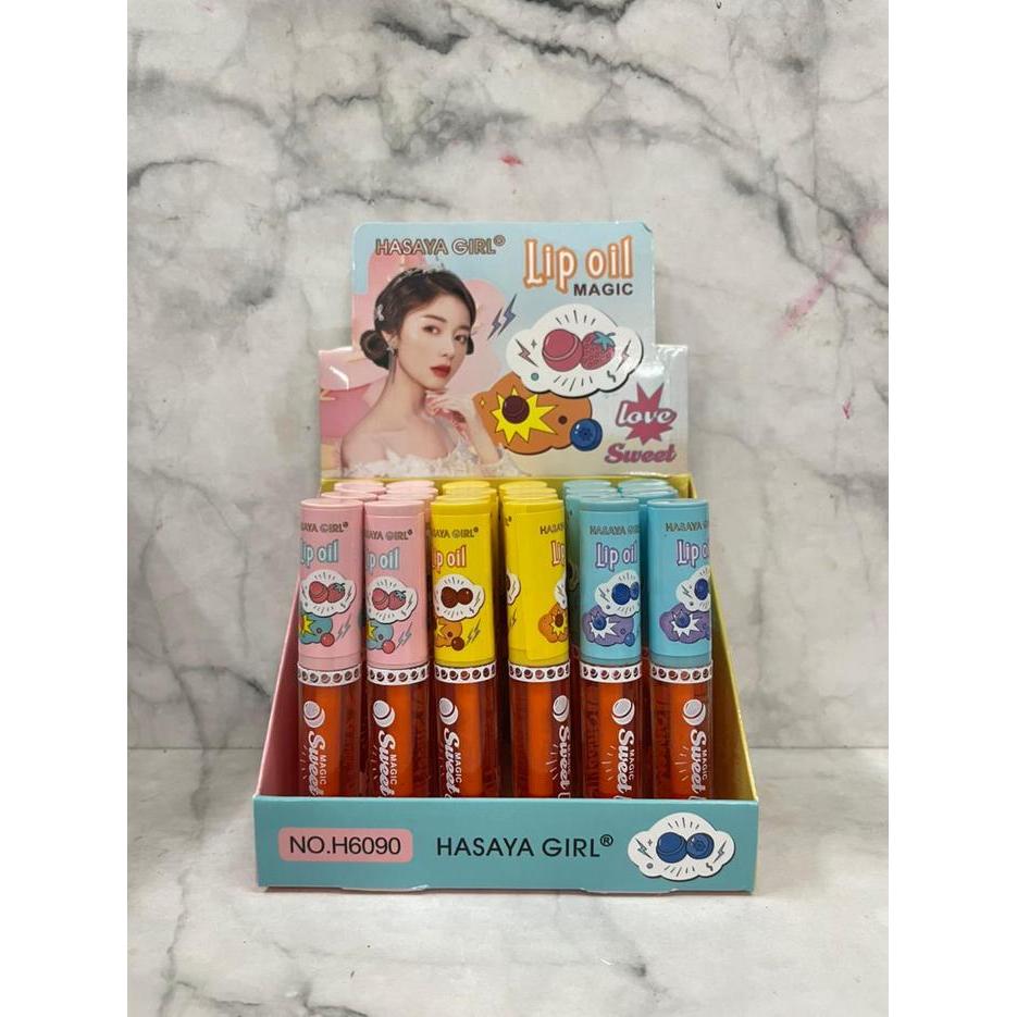 (COD) [PerPcs] LIP OIL MAGIC HASAYA GIRL SWEET LOVE NO.H6090