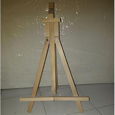 Easel kanvas tinggi max 52 cm dan lebar 80 Peyanggah Lukisan dari kayu