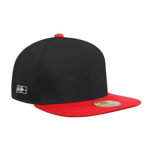 Snapback Mizuno Topi Pria Dewasa Flexfit Sport Hiphop Black Red 100% Original Snapback Polyester