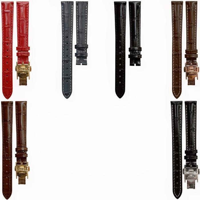 Tali Jam Tangan 15 Mm Alligator Strap Longines Genuine Leather 9016.15