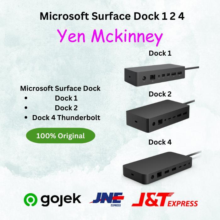 Microsoft Surface Dock 1 2 4 Untuk Surface Pro, Book, Laptop