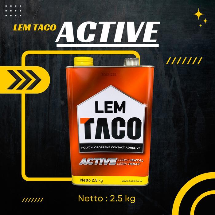 TACO Lem ACTIVE Lem Vinyl Lem HPL Lem Merah Taco 2,5 kg