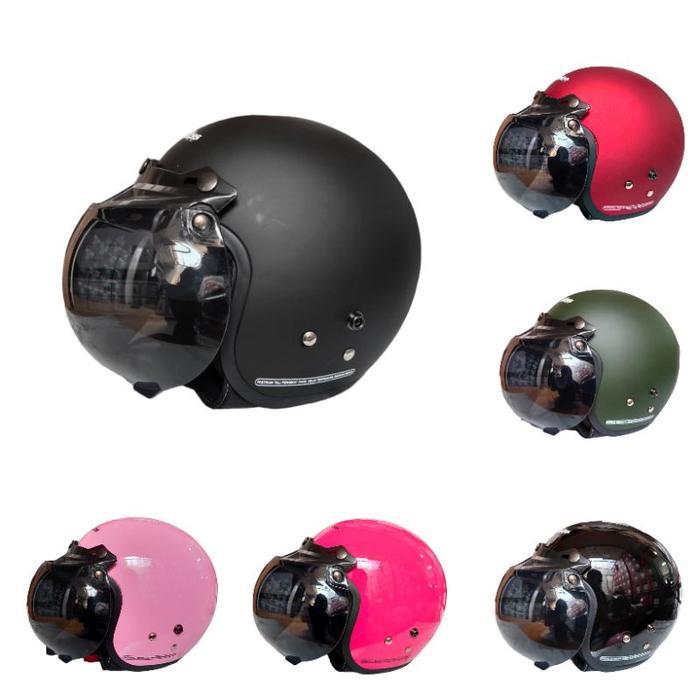 helm anak bogo polos tanggung