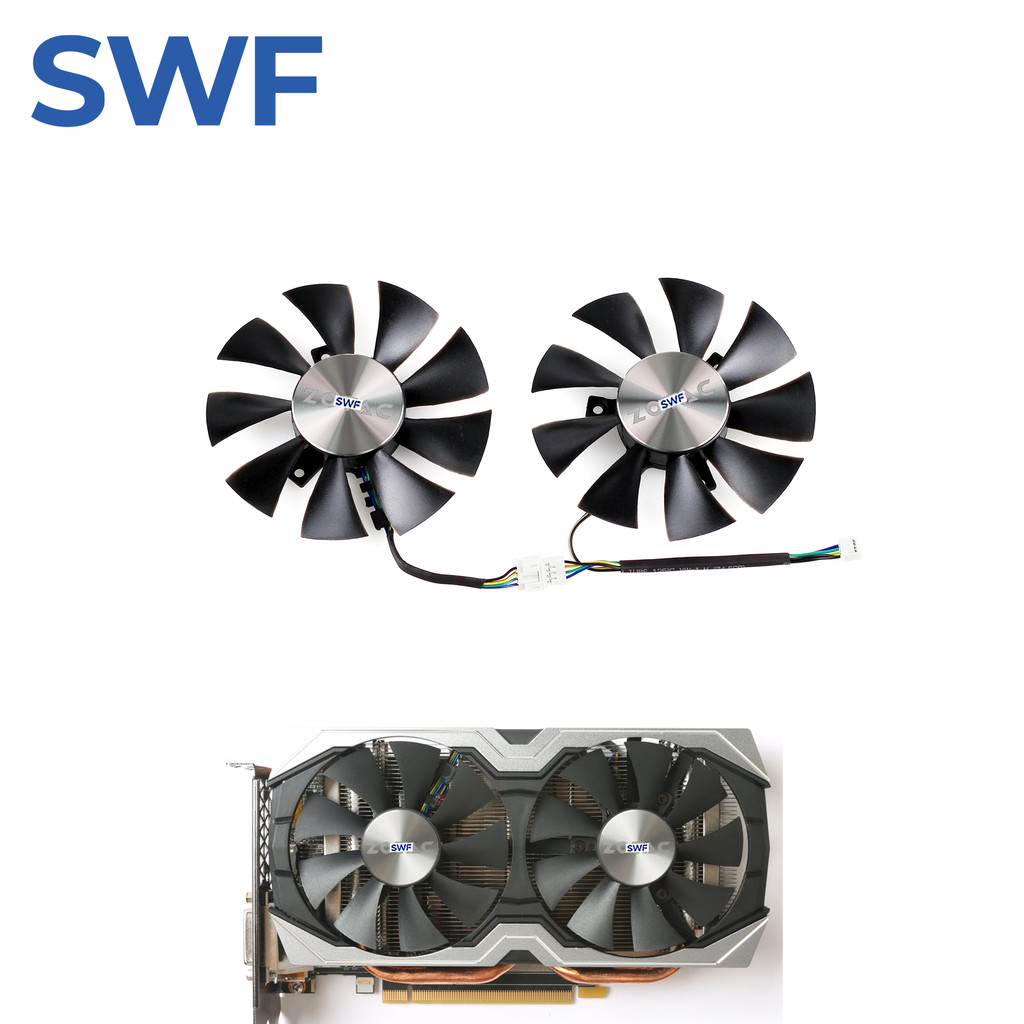 85MM GA91S2H Cooling Fan For ZOTAC GTX 1050 1060 1070 Ti 6GB Mini Graphics Card Cooling Fan