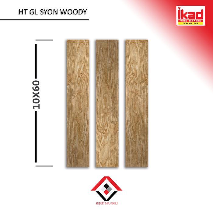 granit 10x60 - motif kayu doff - ikad ht gl syon woody