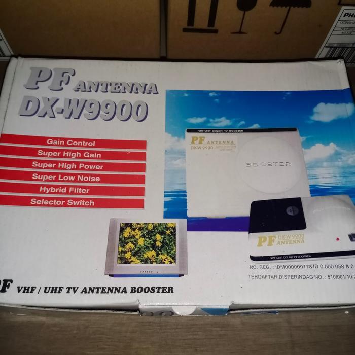 Booster antena / Penguat signal antena tv PF DX-W9900