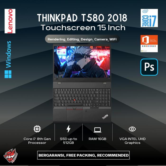 Lenovo Thinkpad T590 T580 T570 T560 Touchscreen Core i7 / i5 RAM 16GB SSD 1TB - T560 I5-6, 8GB + SSD