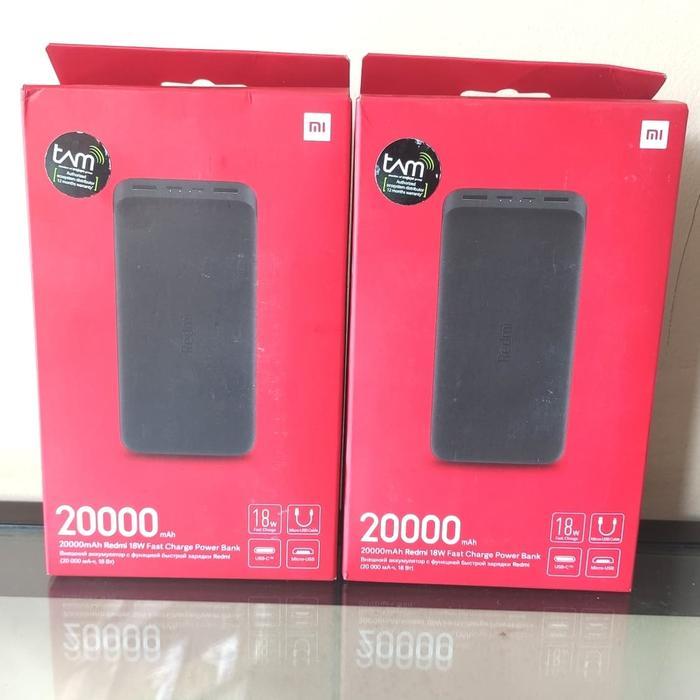 Xiaomi Redmi Powerbank 20000 Mah 18 W Garansi Resmi