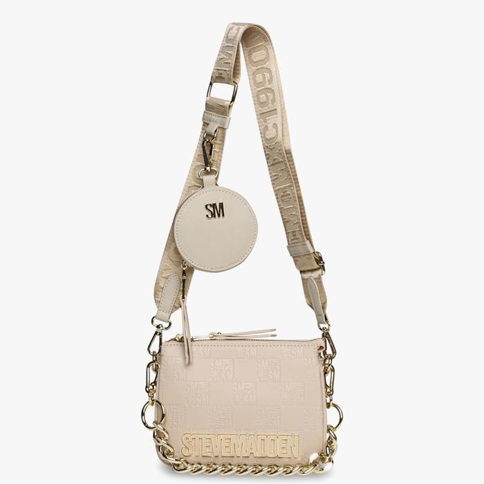 terlaris STEVE MADDEN Bminiroy Original Tas Selempang Wanita - Bone/Ivory 100% ori