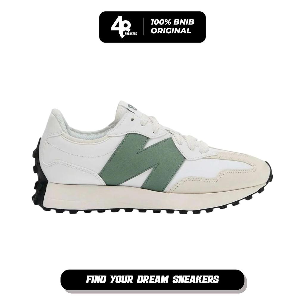 Sepatu Sneakers Pria New Balance 327 White Dark Juniper (U327SKC) Original*