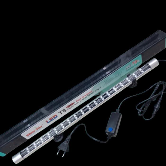 Lampu tanning T8 60 80 100 cm LED aquarium arwana louhan Nikita Star
