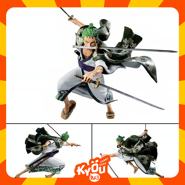 Ichiban Kuji Figure Roronoa Zoro - One Piece Full Force B Prize (19cm)