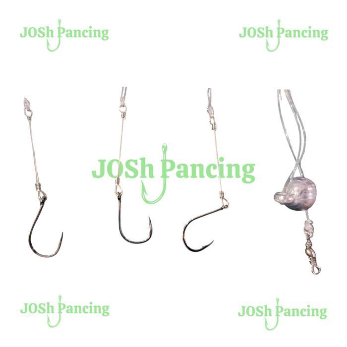Josh Pancing - Kail Glosor Bawal Rakitan Neklin Rangkaian Pancing Ikan Cabang 3