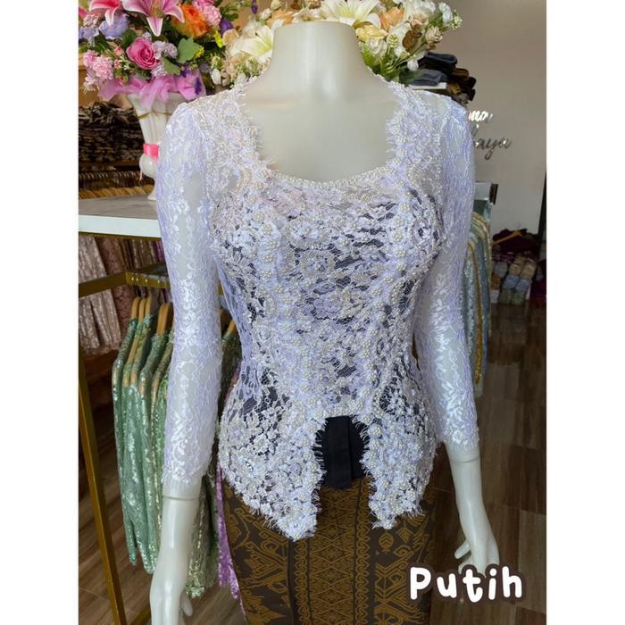 Payet Cailyn - (Kebaya Saja) Kebaya Bali Jadi Metalik Glossy Payet