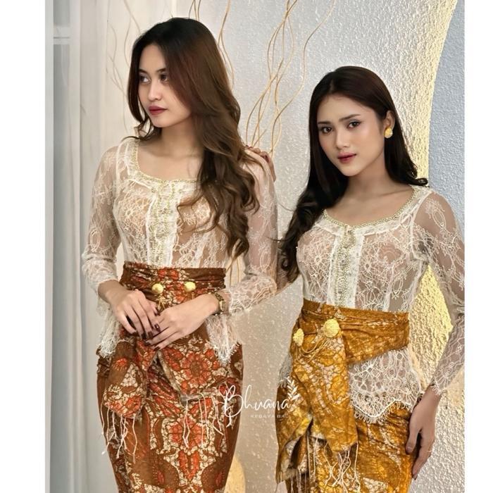 Kebaya Payet Mutiara Santili Segilima Mini Size/Kebaya Bali Segilima Mutiara Payet/Kebaya Wisuda