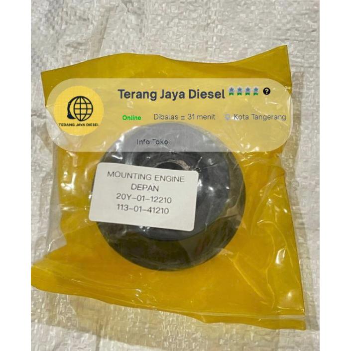 KARET DUDUKAN MESIN KOMATSU PC200 DEPAN 20Y-01-12210