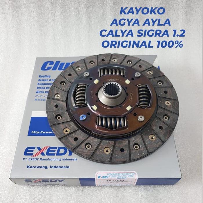 Clutch Disc Exedy Plat Kopling Agya Ayla 1.0 1.2 Calya Sigra Tyd221U
