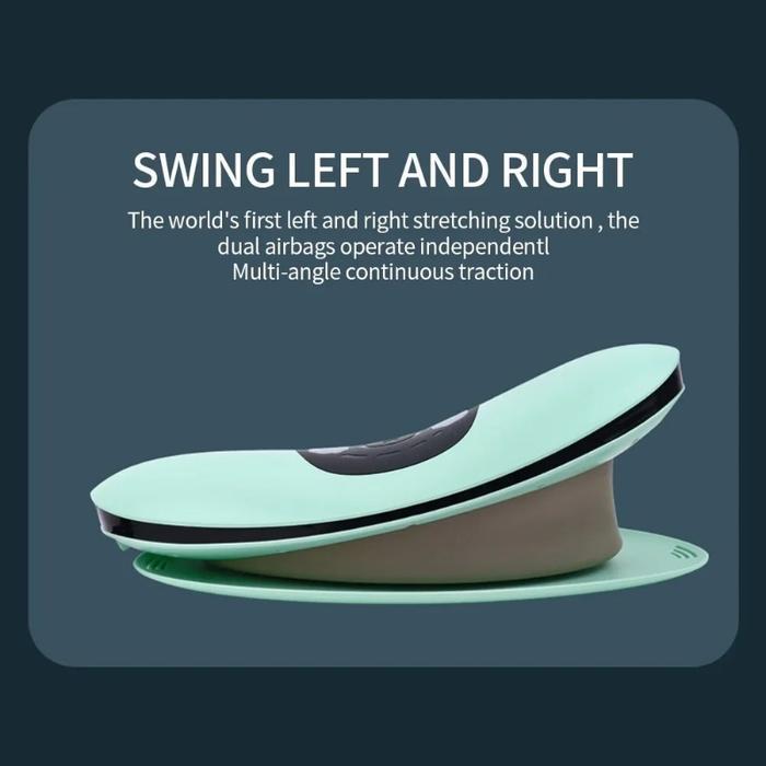 ELECTRIC LUMBAR TRACTION MASSAGER EMS HOT COMPRESS ADJUSTABLE VIBRATION WAIST MASSAGER WAIST SPINE