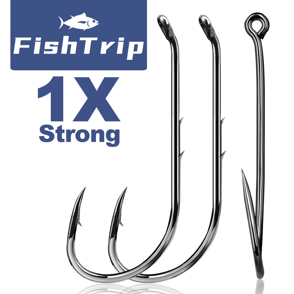 FishTrip Baitholder Fishing Hooks Worm Baits Hook for Salmon, Steelhead, Walleye, Bonefish,