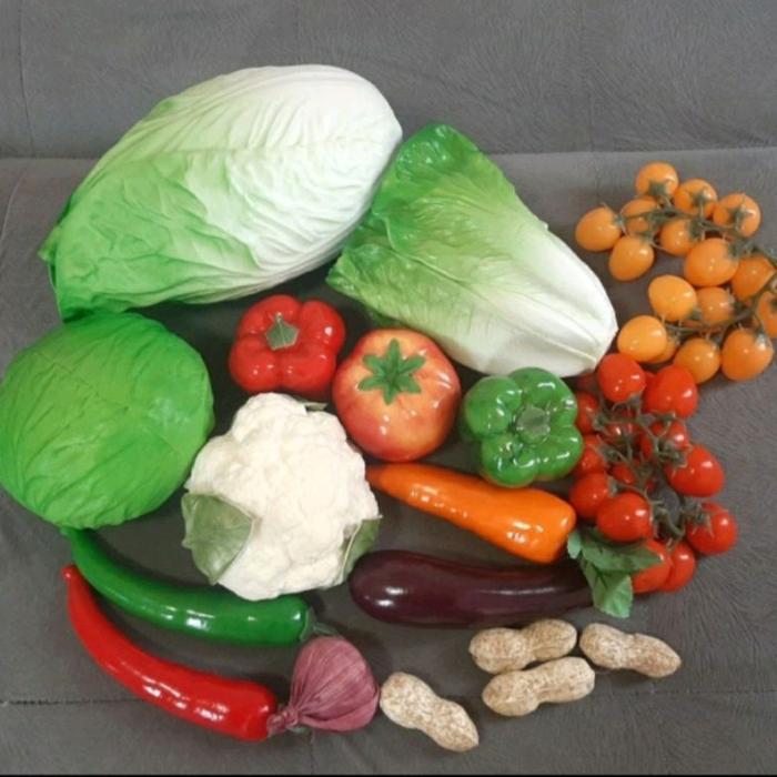 replika sayur hias sayur imitasi pajangan sayur vegetables articial