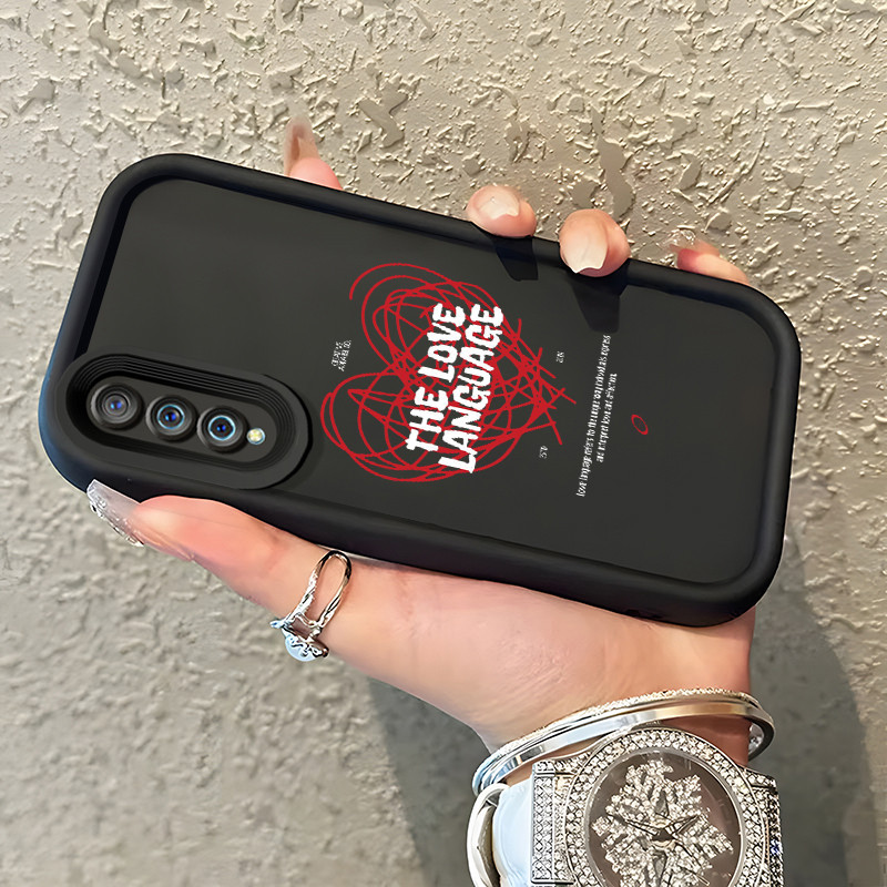 Casing Hp VIVO S1 VIVO S1 Pro Case Casing Menggambar Hati pola Kasus HP Tangga Langit Mewah Silikon 