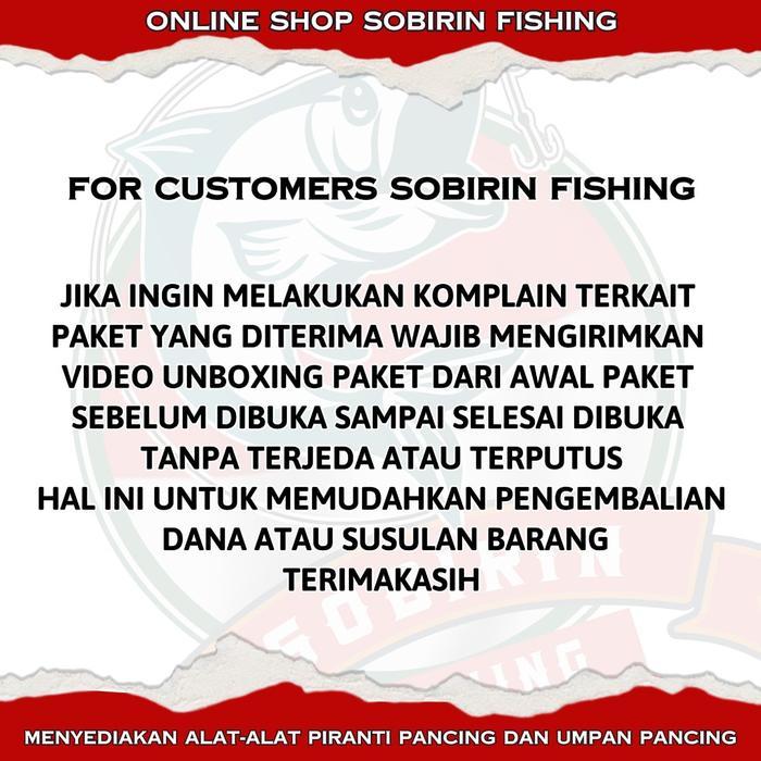 New Slim Sic Ring Fuji 1Set Top & 6S Ujung Uk 2.2 Marit Pancing Promo