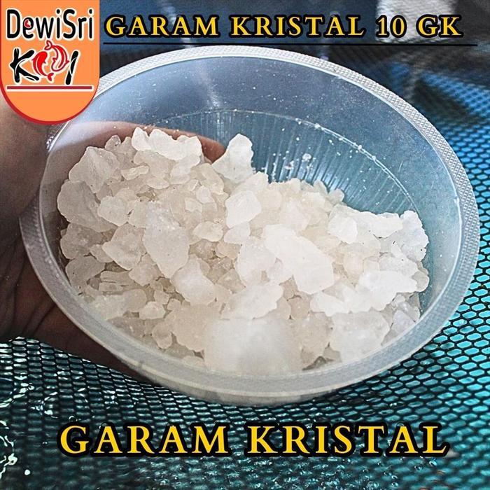 GARAM IKAN/KOLAM KOI KRISTAL NON YODIUM 10KG CEPAT LARUT