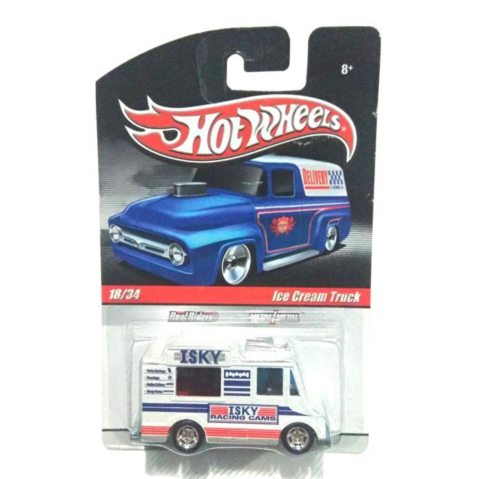 ICE CREAM TRUCK ISKY REAL RIDERS HOT WHEELS HOTWHEELS CARD BAN KARET