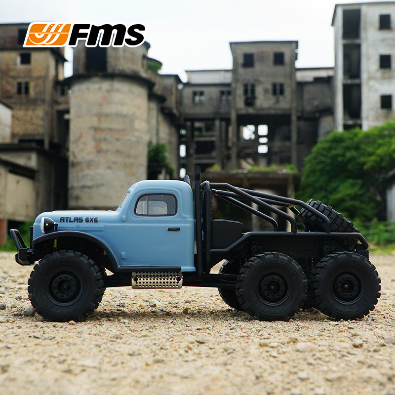 New 1:18 Fms Atlas V2 Rc Crawler Rc Offroad 6X6 Remote Control Car Rtr Waterproof Version Climbing