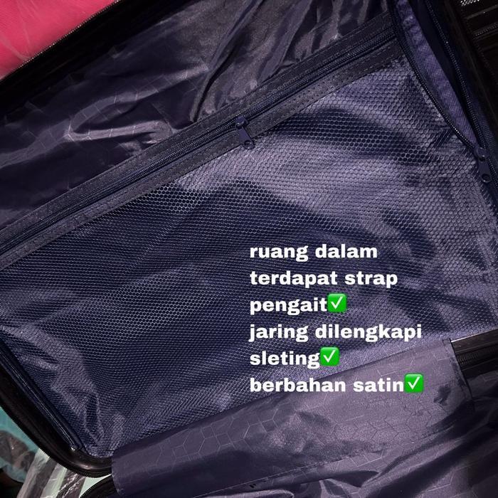 Polo Trust Koper Polo 24 Inch Tipe 808 Fiber Abs Hardcase Roda 360 Derajat Unisex Terlaris