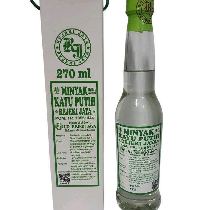 Minyak Kayu Putih Rejeki Jaya 270 ml Asli Makassar