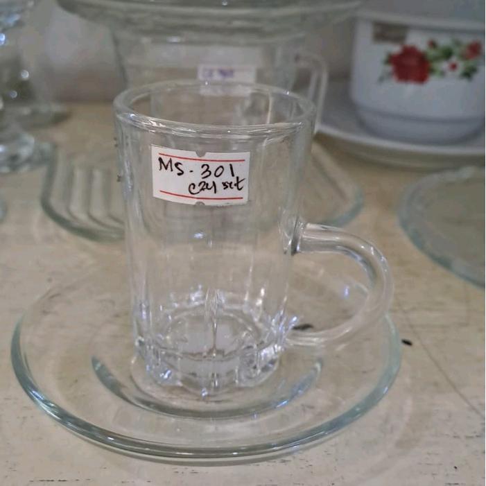set cangkir tea turki turky/ cangkir tatak 6 pasang / cangkir gelas kopi / tea set / gelas kaca