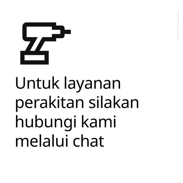 IKEA MALM Lemari Laci 2 Susun Minimalis Putih 40x55 cm Furniture