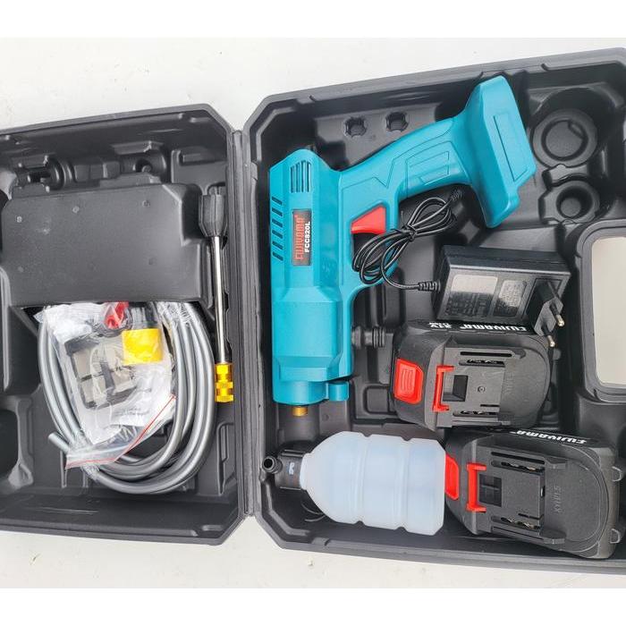 FUJIYAMA Jet Cleaner Mesin Cuci STEAM Motor Mobil AC 2 Baterai JAPAN