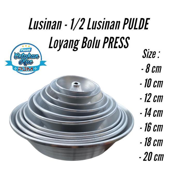 Lusinan - 1/2 Lusinan Pulde Ukuran Kecil Loyang Tulban Loyang Pulde Loyang Bolu Press Ukuran 8Cm