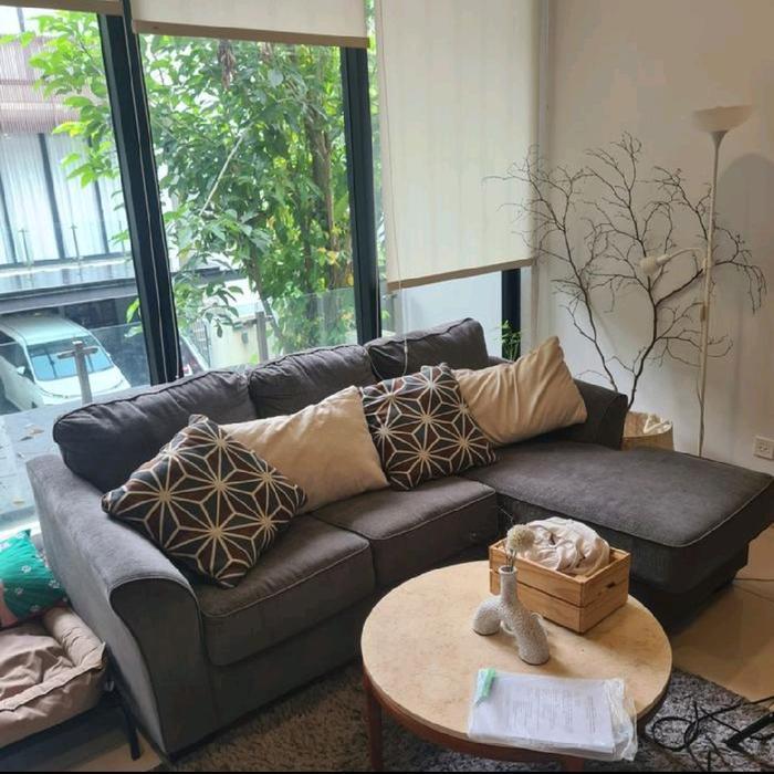 Sofa Ashley Sudut L 3 Seater Informa Sandaran Furniture