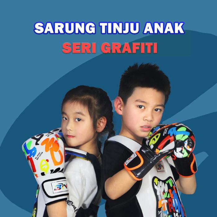 Sarung Tinju Anak BN / Gloves Boxing Child / Sarung Muaythai Anak / Glove Muaythai Anak Premium -