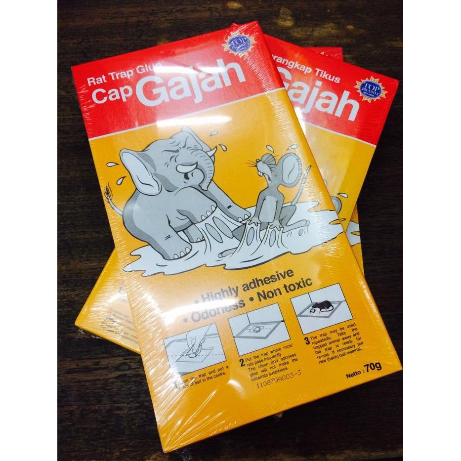 Cap Gajah Lem Perangkap Tikus dan Hama