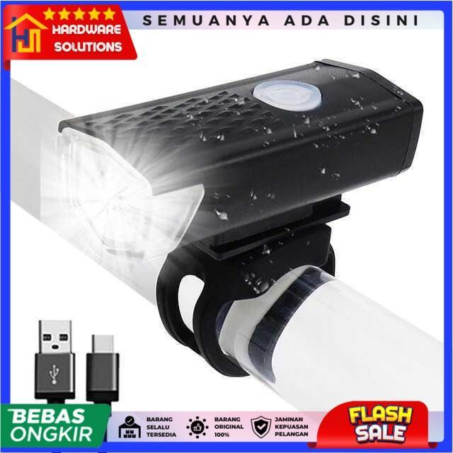 JUAL RUGI! Goofy Lampu Sepeda LED USB Rechargeable Waterproof - SFIT5227