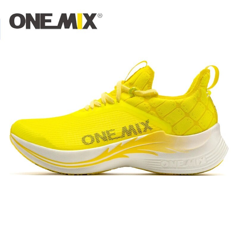 Onemix Carbon Plate Marathon Running Racing Shoes Professional Stable Support Shock-Relief