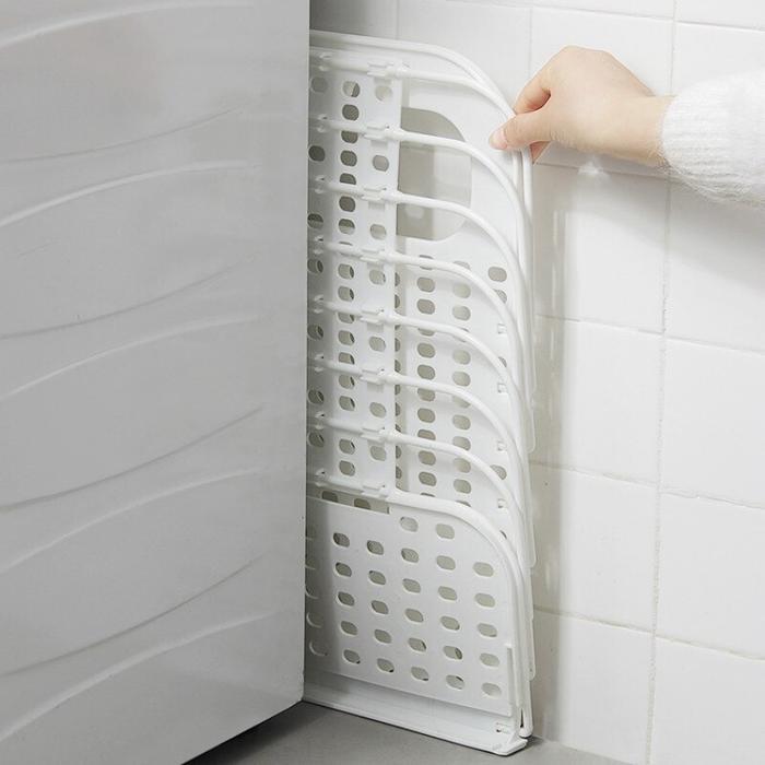 Rak Keranjang Baju Cucian Pakaian Kotor Gantung Tempat Penyimpanan Org