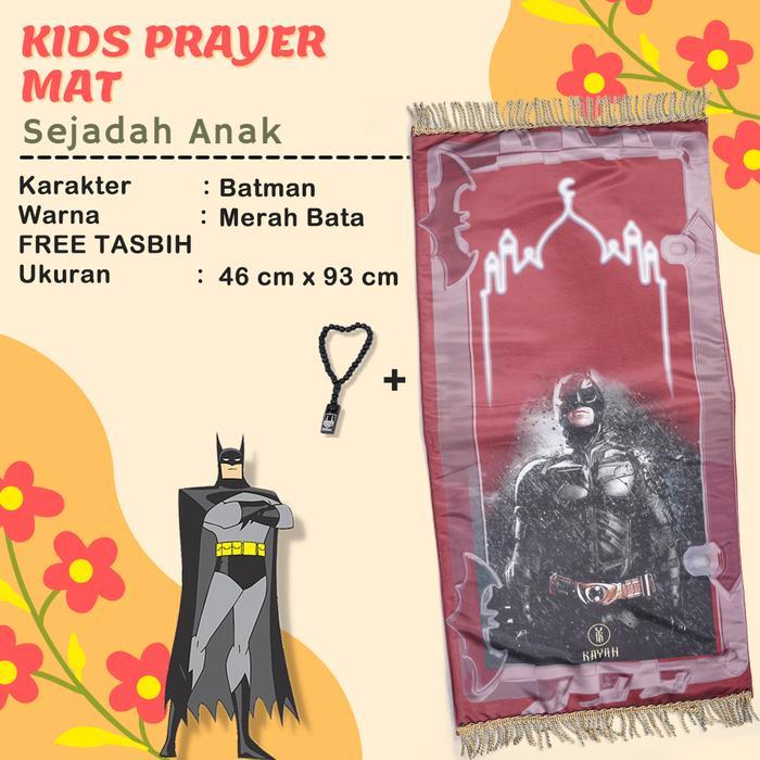 Sajadah Anak Karakter BATMAN/sajadah /sajadah anak