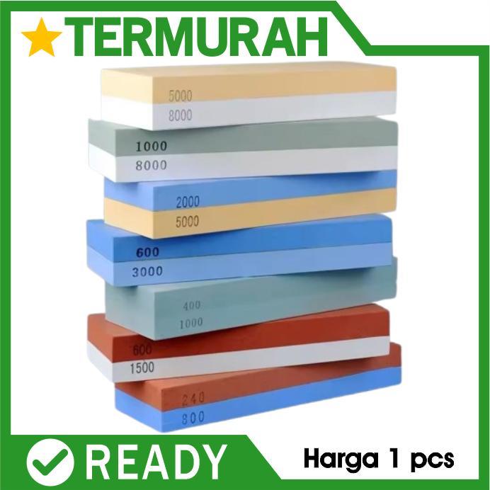 Dual 2 Grit 5000/10000 Batu Asahan Pengasah Pisau Gunting Asah Professional Knife Sharpener