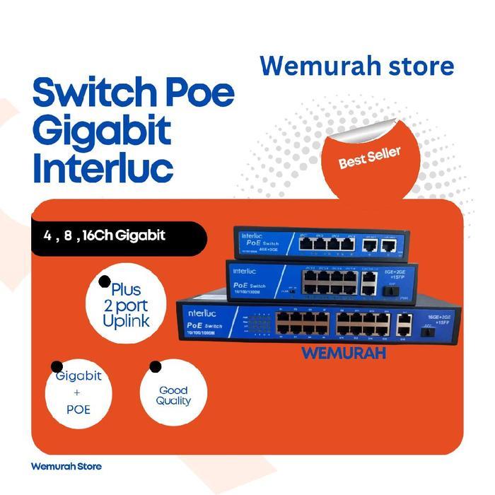Switch Poe 4 Port -Switch Poe 4Ch