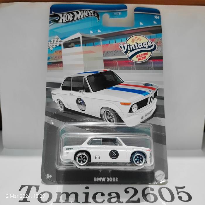 HOTWHEELS BMW 2002 (VINTAGE RACING CLUB)