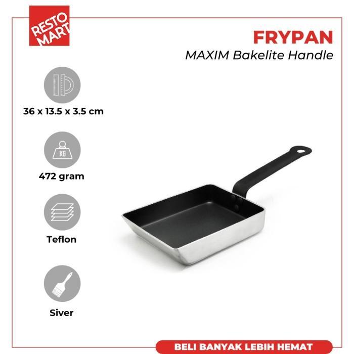 Wajan Penggoreng Telur 18 cm / Egg Pan Maxim Pro 7" MAXIM Teflon (1091698) (F4)
